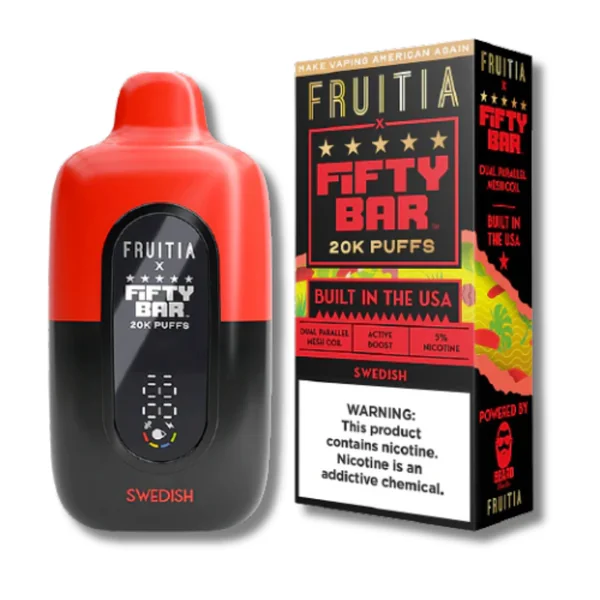 Fifty Bar X Fruitia Disposable 20K