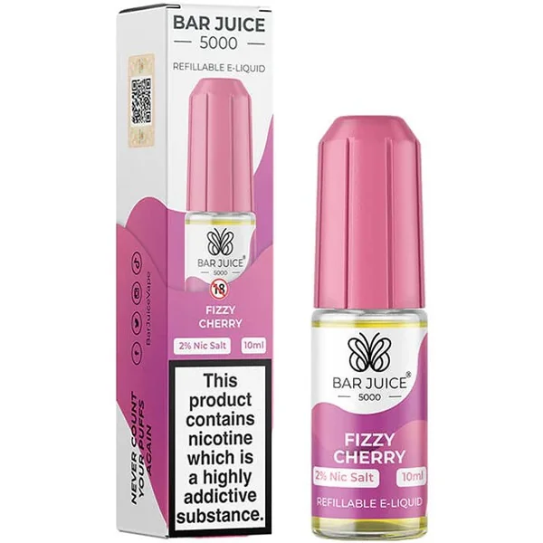 Fizzy Cherry Nic Salt E Liquid 10ml by Bar Juice 5000