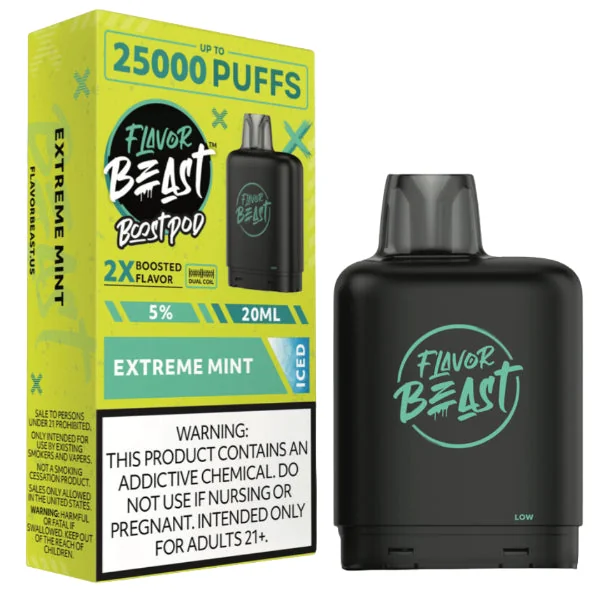 Flavor Beast Level X Boost Pods 25,000 Puffs (battery not included) - Image 2