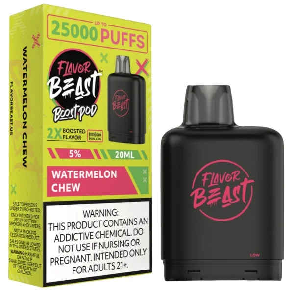 Flavor Beast Level X Boost Pods 25,000 Puffs (battery not included) - Image 15