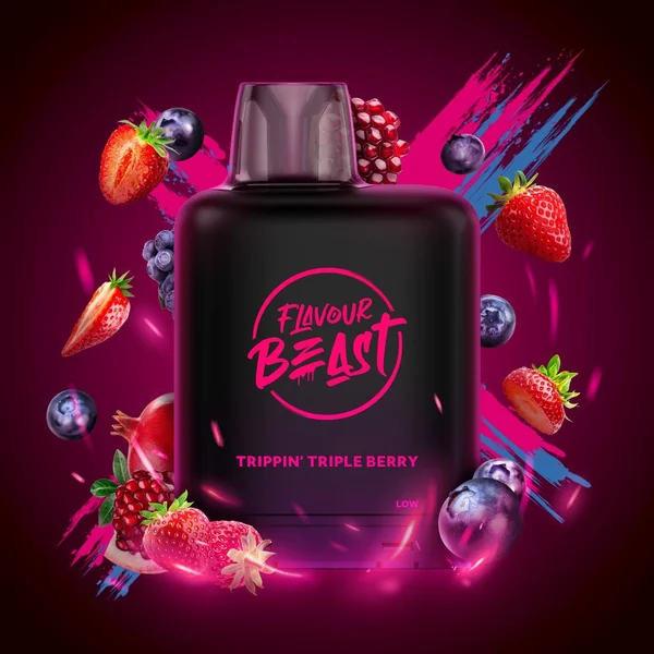 Flavour Beast Level x Trippin Triple Berry 50k