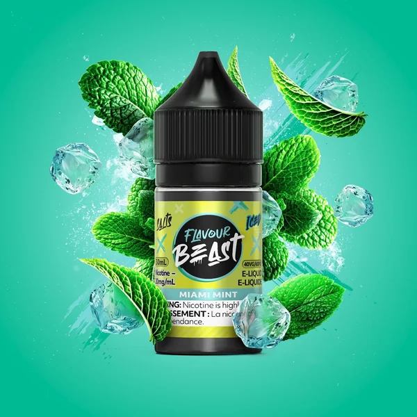 Flavour Beast salts Iced 20mg miami mint 30ml
