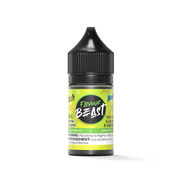 Flavour Beast Slammin sts iced 30ml Nicotine Salt eLiquids