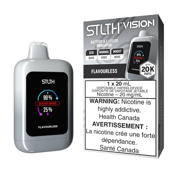 Flavourless STLTH Vision Disposable Vape | 20K Puffs - VapeLoft