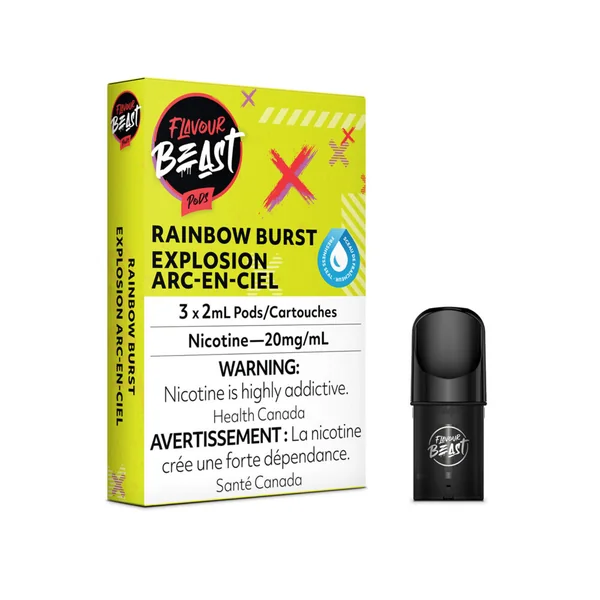 Flippin Fruit Flash (Rainbow Burst) Flavour Beast Pods | VapeLoft
