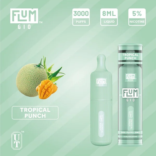 Flum GIO Disposable Vape 10 Pack 8mL - Image 9