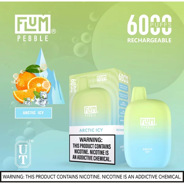 Flum Pebble Vape 6000 Puffs Disposable Device - Image 8