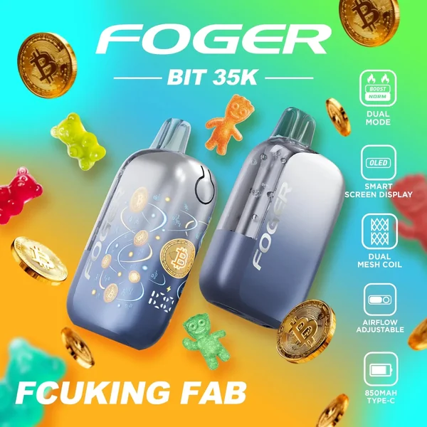 Foger Bit 35K Disposable Vape (5%, 35000 Puffs) - Image 8