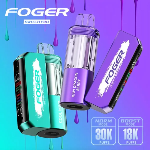 Foger Switch Pro 30K Tobacco Disposable Kit - Image 2