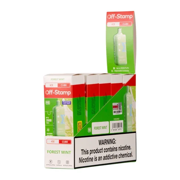 Forest Mint Ice Off Stamp Ice Cube - Vaperushusa Online Vape Store - Image 2