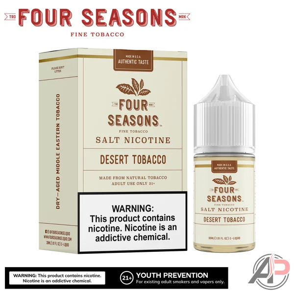 Four Seasons Desert Tobacco E-Liquid 60mL - Image 2