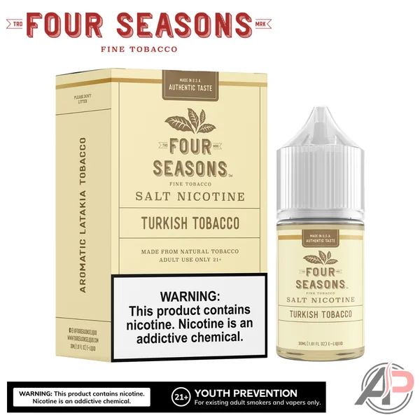 Four Seasons Turkish Tobacco E-Liquid 60mL - Image 2