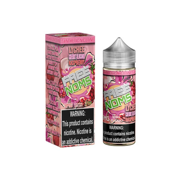 Free Noms Lychee Cherry Blossom Raspberry 120ml TFN E-Juice