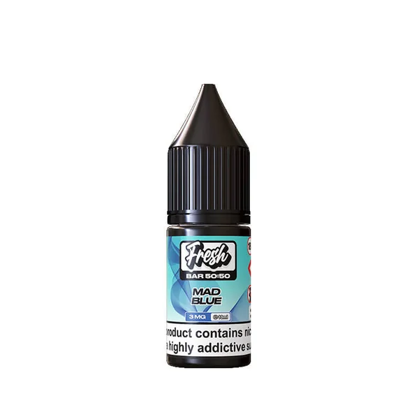 Fresh Bar 50/50 Mad Blue 10ml E-Liquid By Pukka Juice - Image 3
