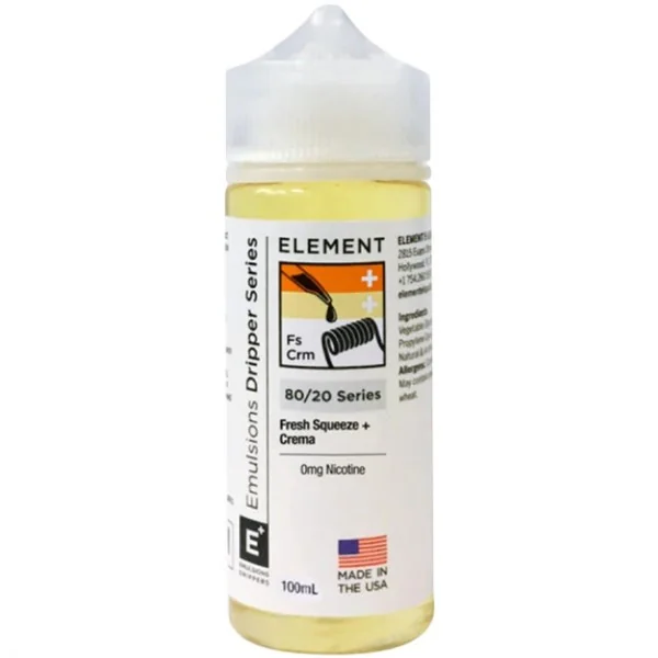 Fresh Squeeze & Crema E Liquid 100ml by Element