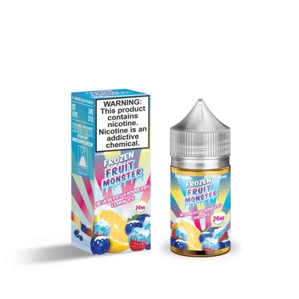 Frozen Fruit Monster Salt Blueberry Raspberry Lemon Ice eJuice