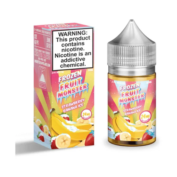 Frozen Fruit Monster Strawberry Banana Salt 30ml E-Juice