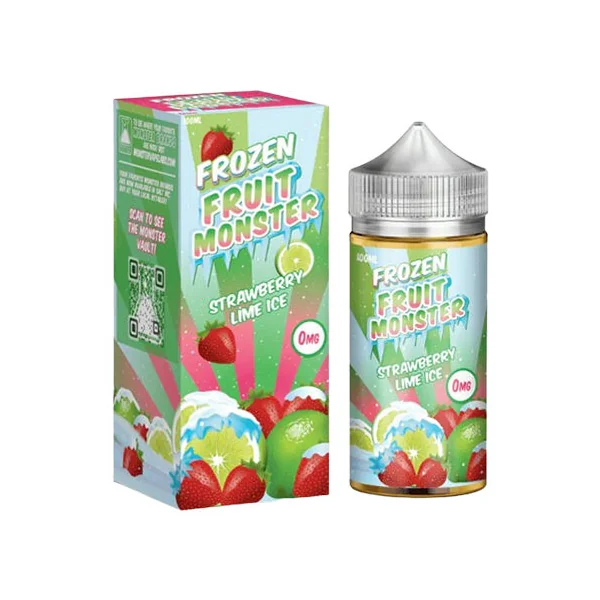 Frozen Fruit Monster Strawberry Lime Ice by Jam Monster 100ml
