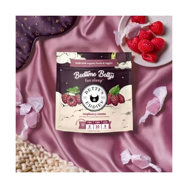 Fruit Chews 10 Pack – 1:2:1 THC:CBD:CBN Raspberry Creme