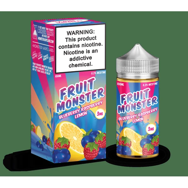 Fruit Monster Blueberry Raspberry Lemon 100ml Vape Juice