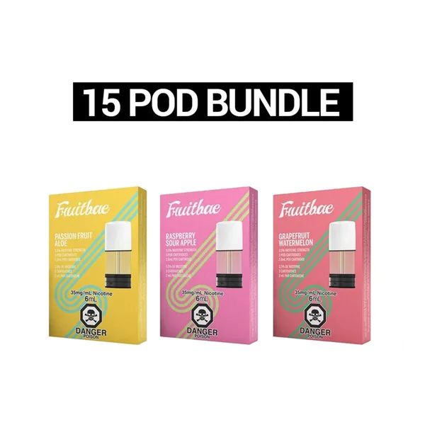 Fruitbae STLTH PODS Bundle – 15 Pods | VapeLoft