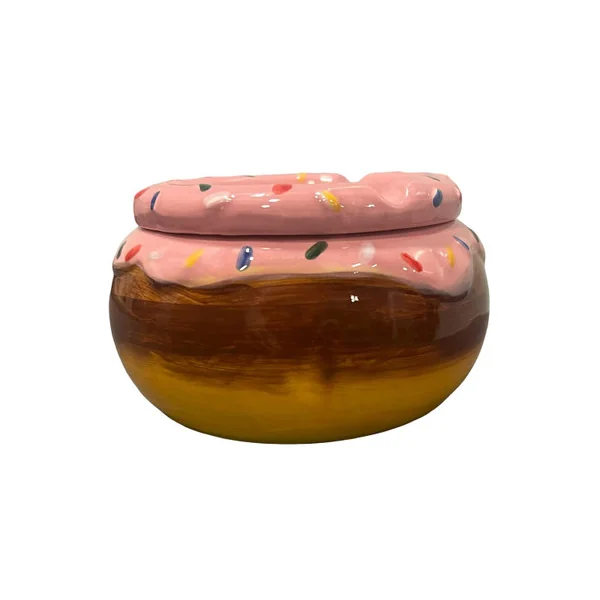 Fujima Pink Donut Moroccan Ceramic Ashtray