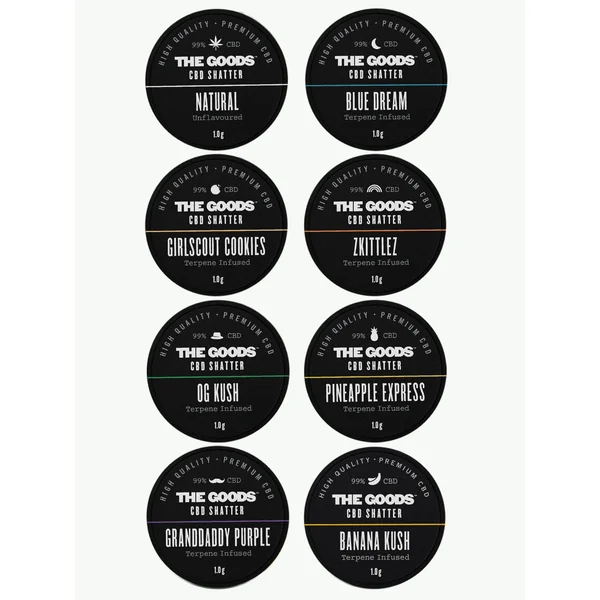 FULL RANGE CBD SHATTER UK