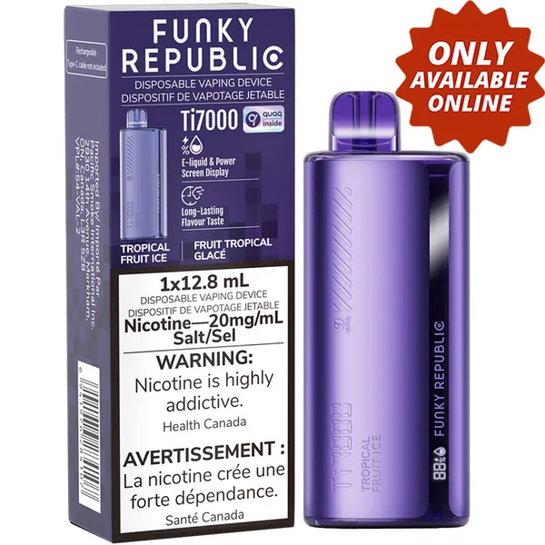 Funky Republic Tropical Fruit Ice 7000 Puffs