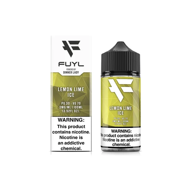 FUYL Lemon Lime Ice 100ml E-juice by Dinner Lady $7.40