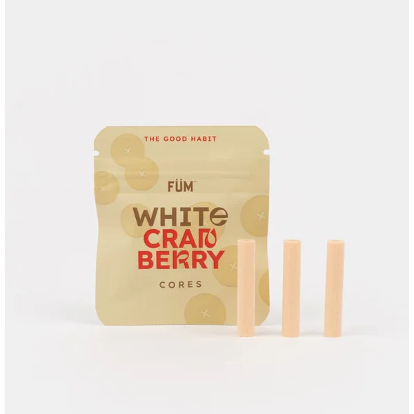 FÜM Flavor Core White Cranberry - 3 Pack
