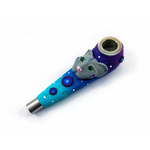 Gadzyl Gray Cat Metal Pipe - Image 2