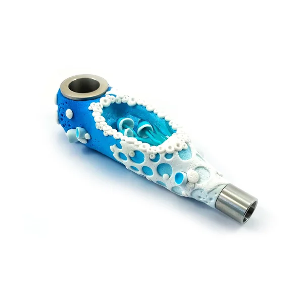 Gadzyl Light Blue Mushroom Metal Pipe