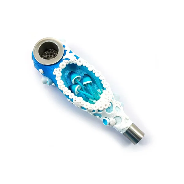 Gadzyl Light Blue Mushroom Metal Pipe - Image 2