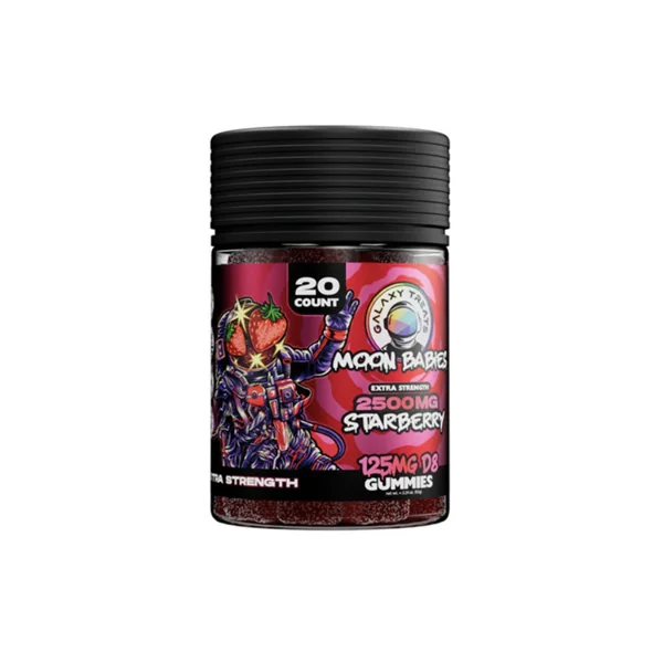 Galaxy Treats Moon Babies Extra Strength Delta 8 Gummies 2500MG $11.98