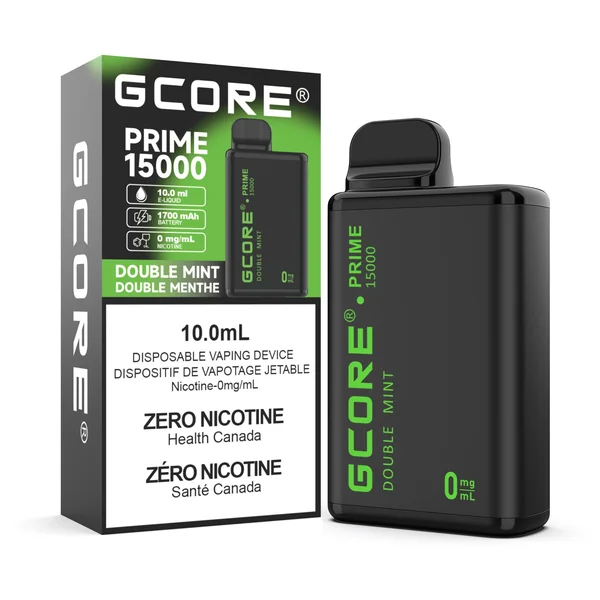 Gcore Prime 15k Zero Nicotine-Double Mint