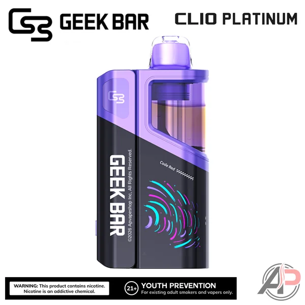 Geek Bar Clio Platinum 50,000 Puffs Disposable Vape Device Kit - Image 8