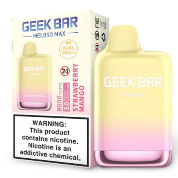 Geek Bar Meloso MAX Disposable Vape 9000 Puffs (5 Pack ) - Image 2