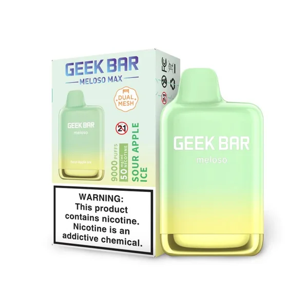 Geek Bar Meloso MAX Disposable Vape 9000 Puffs (5 Pack ) - Image 9