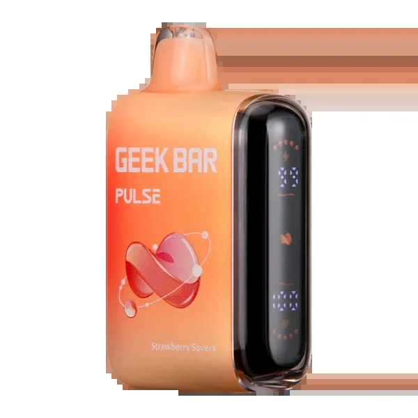 Geek Bar Pulse 15000 Puffs Disposable Vape - Savers Edition - Strawberry Savers