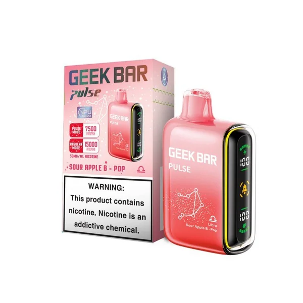 Geek Bar Pulse 15K Disposable Sour Apple B-Burst (B-Pop)