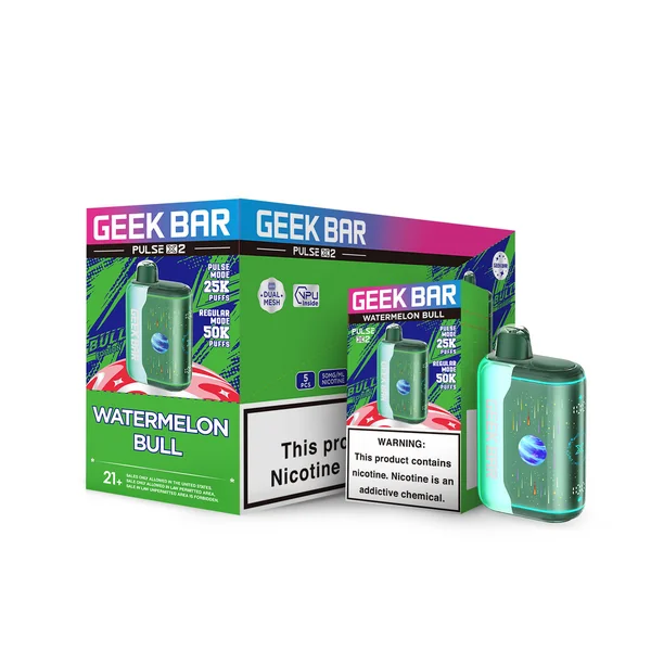 Geek Bar Pulse X2 50K Disposable 18mL (5/pack) - Image 2