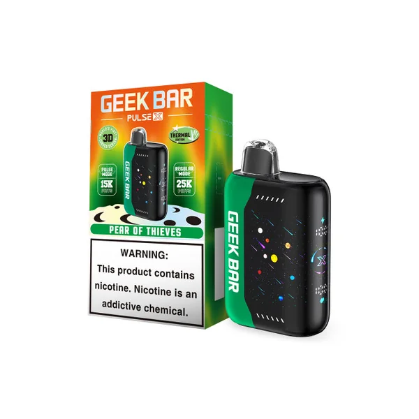 Geek Bar Pulse X 25K Pear of Thieves — 25,000 Puffs Disposable Vape