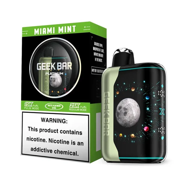 Geek Bar Pulse X Platinum Edition 25k Puff Disposable Vape - Image 4