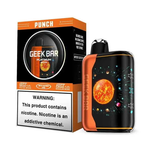 Geek Bar Pulse X Platinum Edition 25k Puff Disposable Vape - Image 6