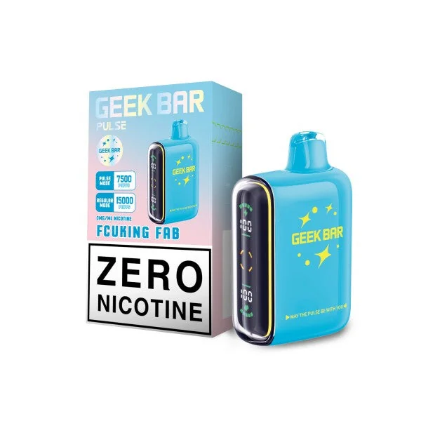 Geek Bar Pulse ZERO Nicotine 15,000 Puffs Disposable Vape 16mL - Image 6