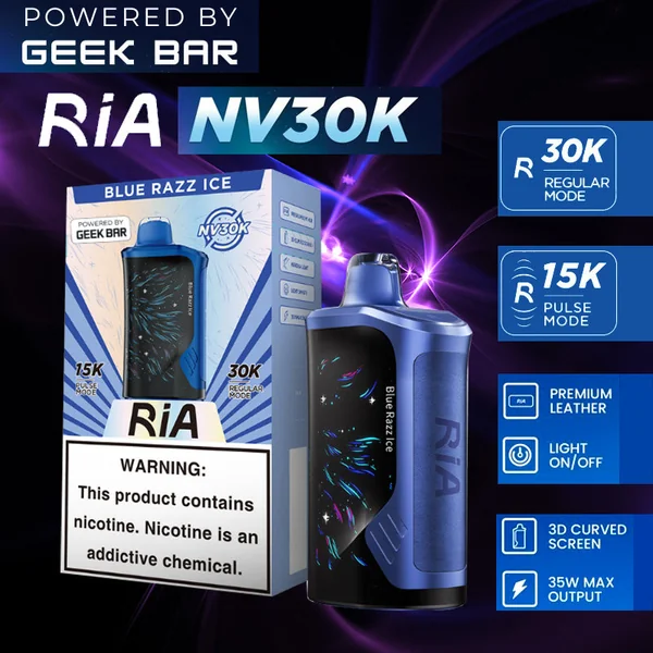 GEEK BAR RIA NV30K Disposable 5% Wholesale - Image 2