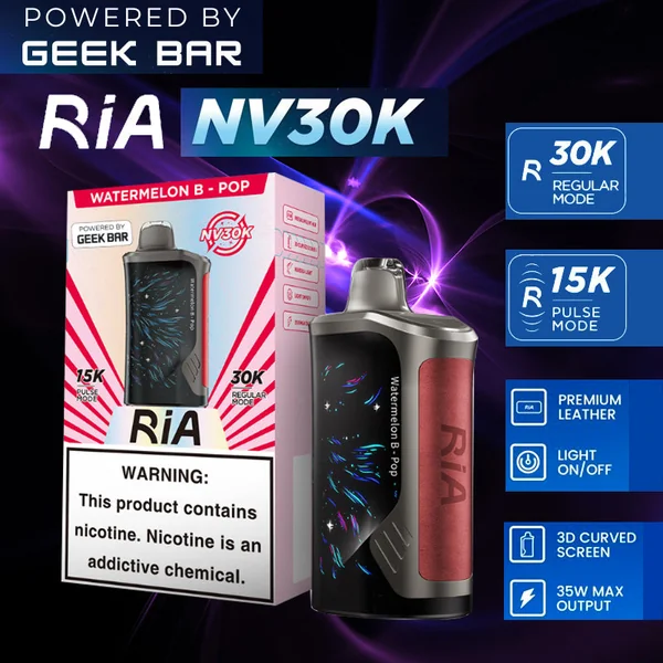 GEEK BAR RIA NV30K Disposable 5% Wholesale - Image 12
