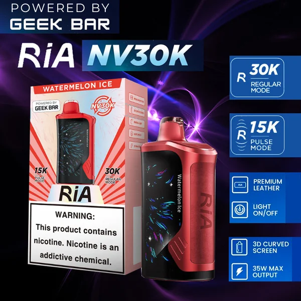 GEEK BAR RIA NV30K Disposable 5% Wholesale - Image 13