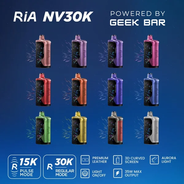 GEEK BAR RIA NV30K Disposable 5% Wholesale - Image 15