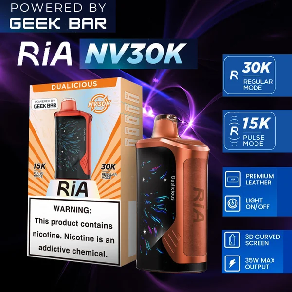 GEEK BAR RIA NV30K Disposable 5% Wholesale - Image 5